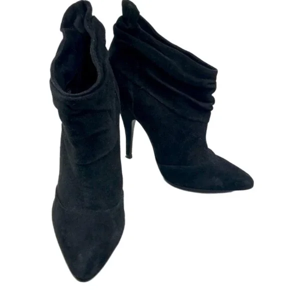 Aldo Suede Ruched Bootie - Picture 1 of 7